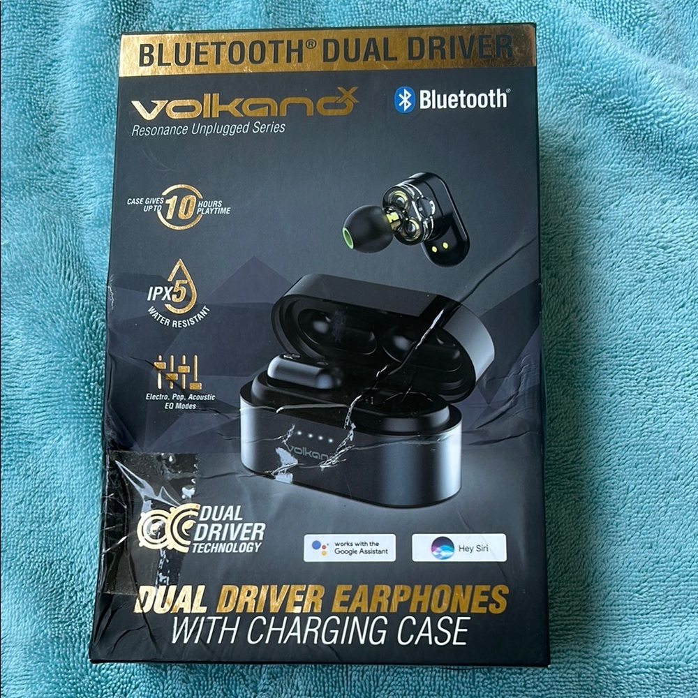 NIB dual driver earphones